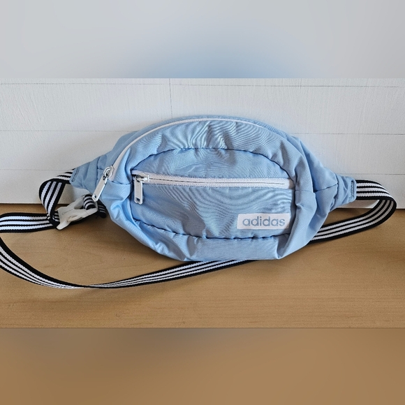 Adidas ORIGINALS CORE Waist Pack Glow Blue/White/Black 5148208 - Picture 1 of 7